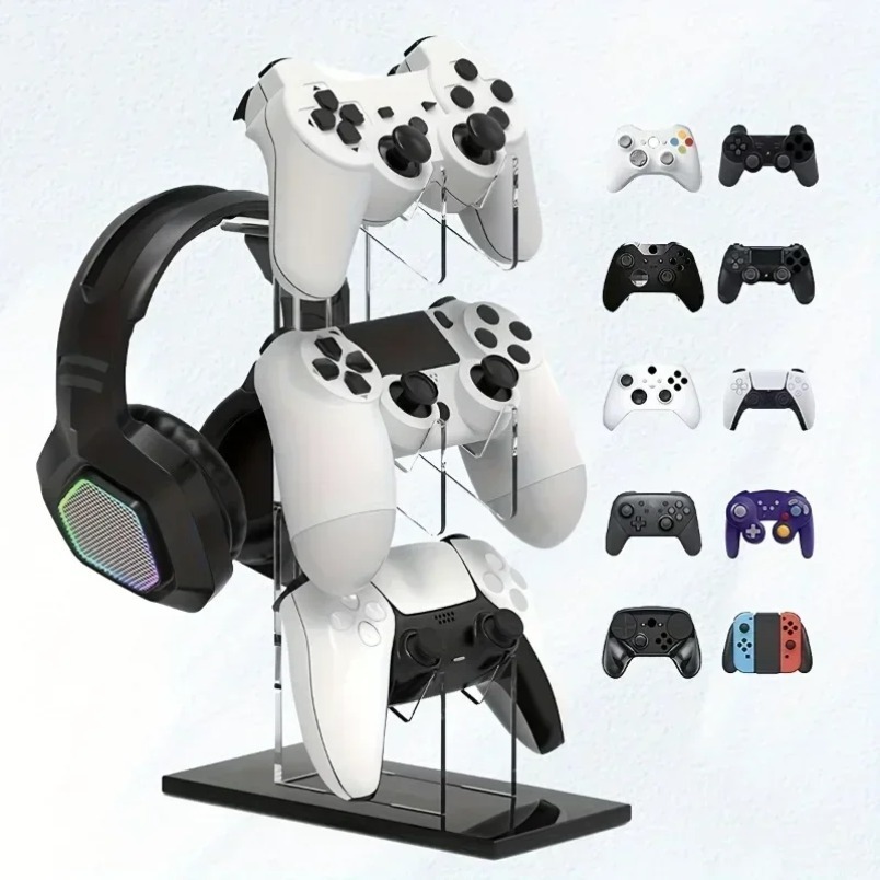 Gaming Console Organizer - Подставка для геймпада, 3-уровневая вешалка для