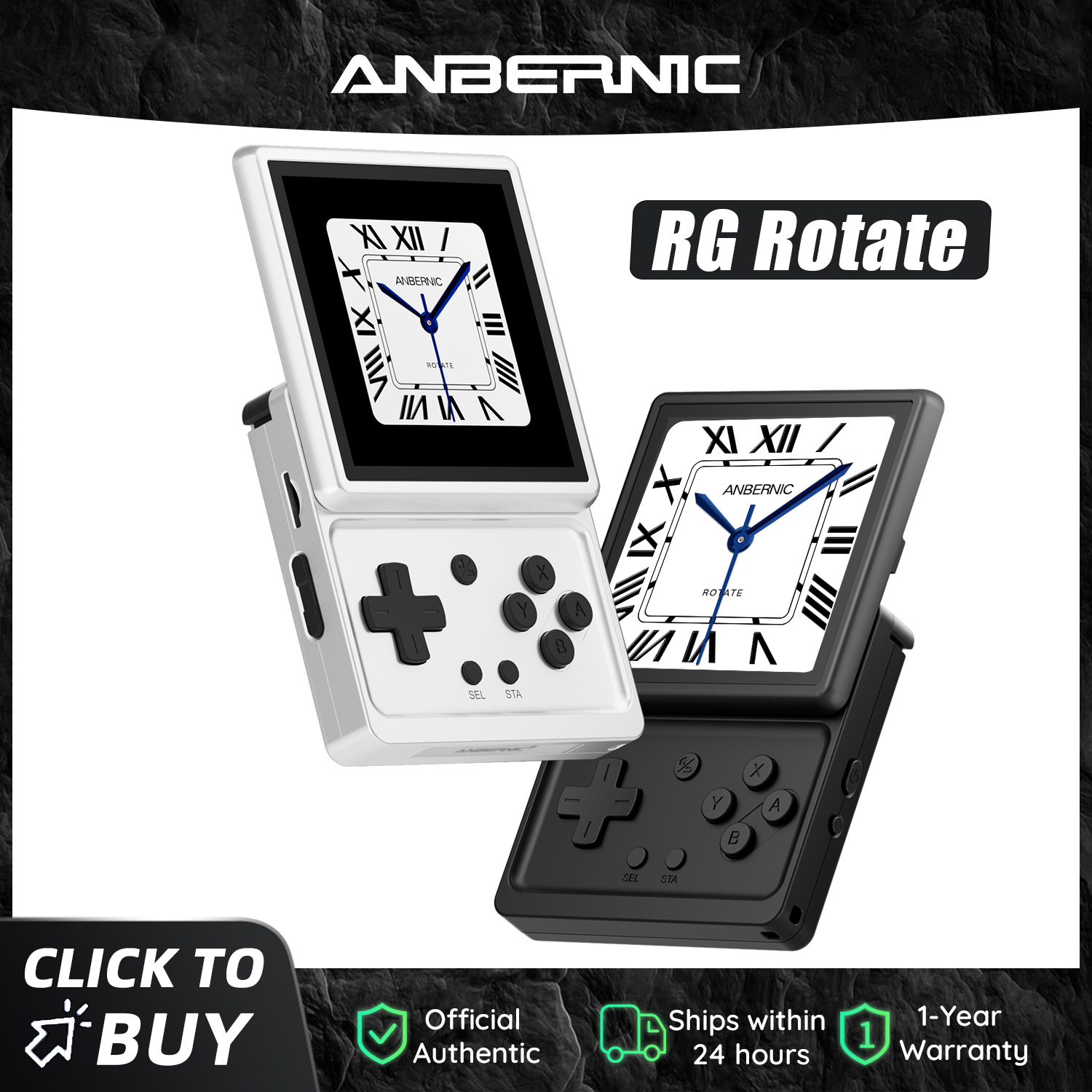 Gaming Console Minecraft - Портативная игровая консоль Anbernic RG Rotate