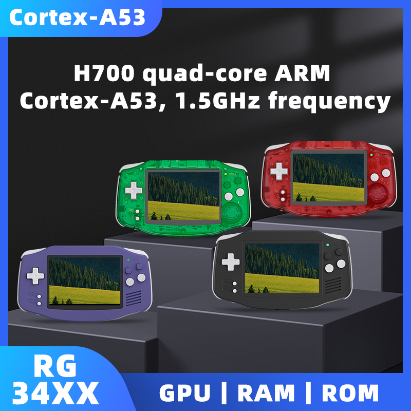 Gaming Console Minecraft - Портативная игровая консоль Anbernic RG34XX с