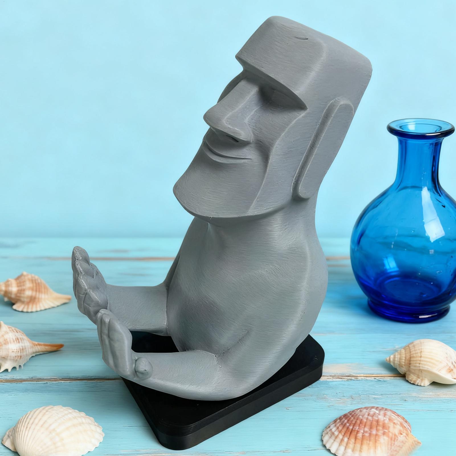 Gaming Console Organizer - Держатель контроллера скульптуры Stone Man, подставка
