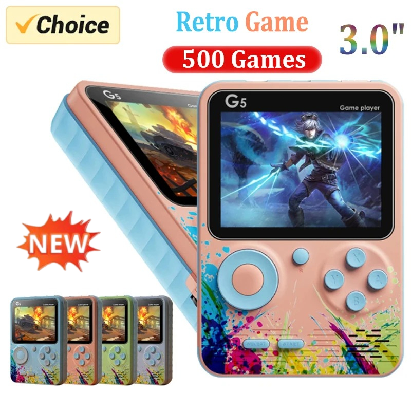 Gaming Console Under 500 - Портативная игровая консоль Macaron G5 Retro