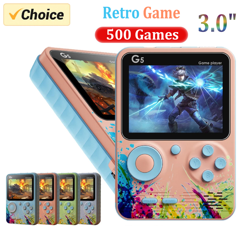 Gaming Console Under 500 - Портативная игровая консоль G5 Retro с