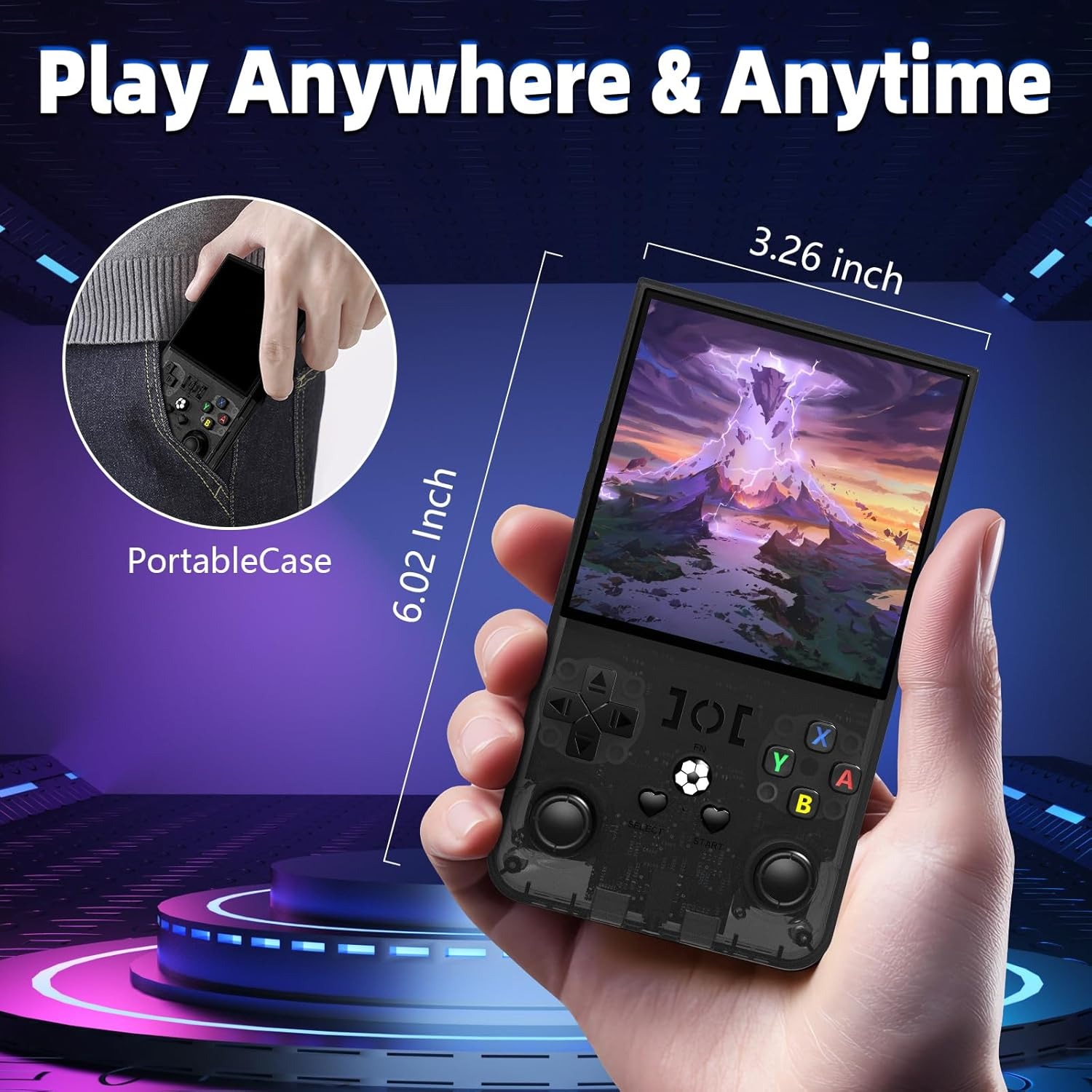 Игровая консоль FLLBW R36 Max  – обзор и цена Console Gaming Hand