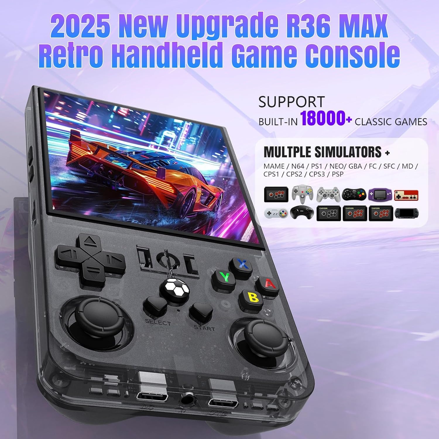 Игровая консоль FLLBW R36 Max  – обзор и цена Console Gaming Hand