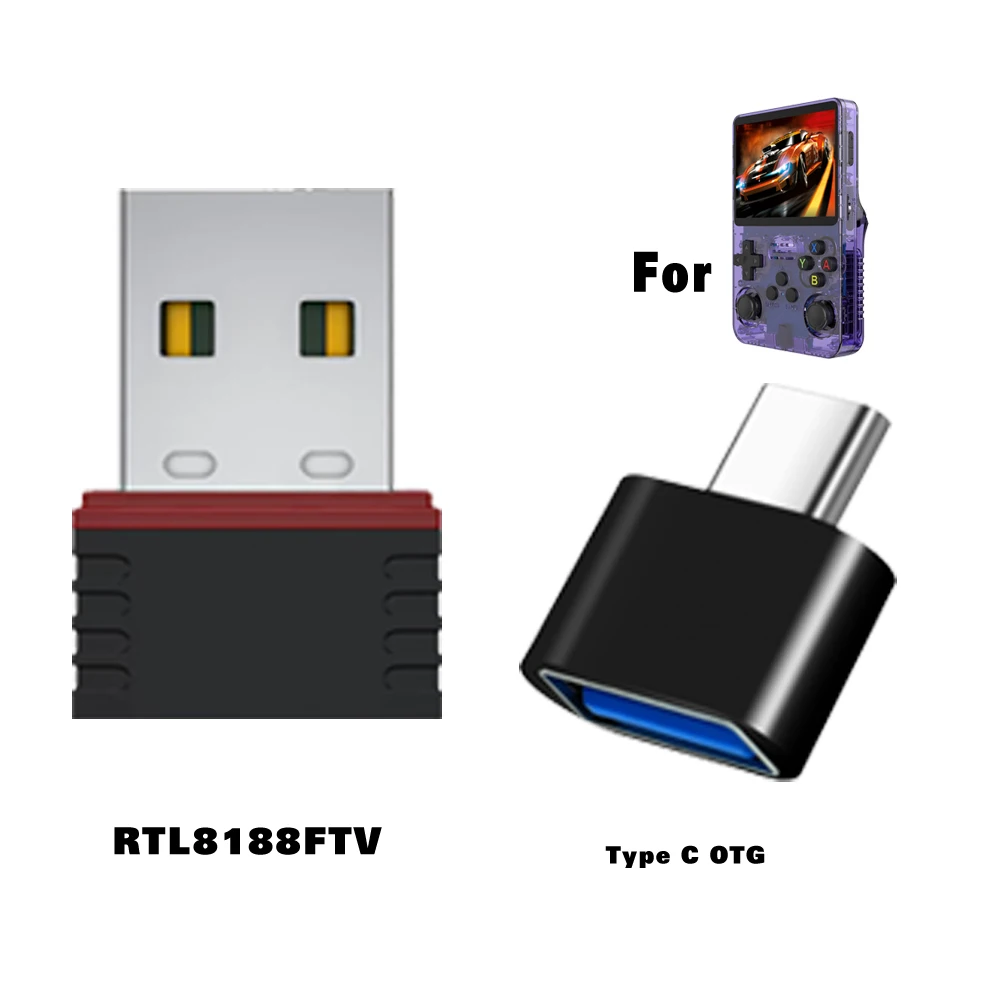 R36S (WiFi) RTL8188FTV USB-клю – обзор и цена Gaming Console R36H