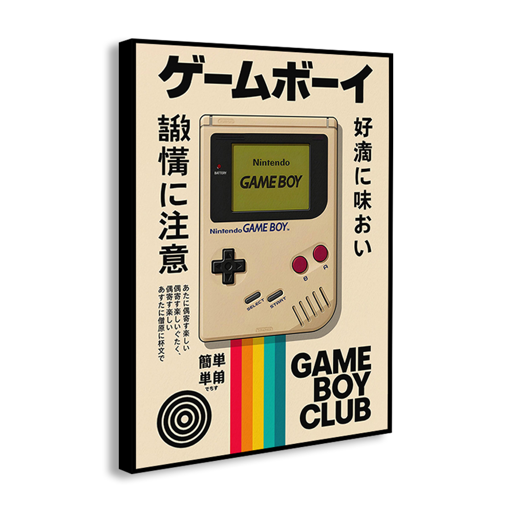 Винтажный постер на холсте с и – обзор и цена Gaming Console Japan