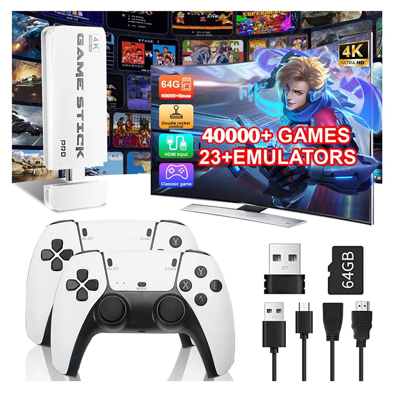 M15 4K ТВ-игровая приставка с  – обзор и цена Gaming Console Stick