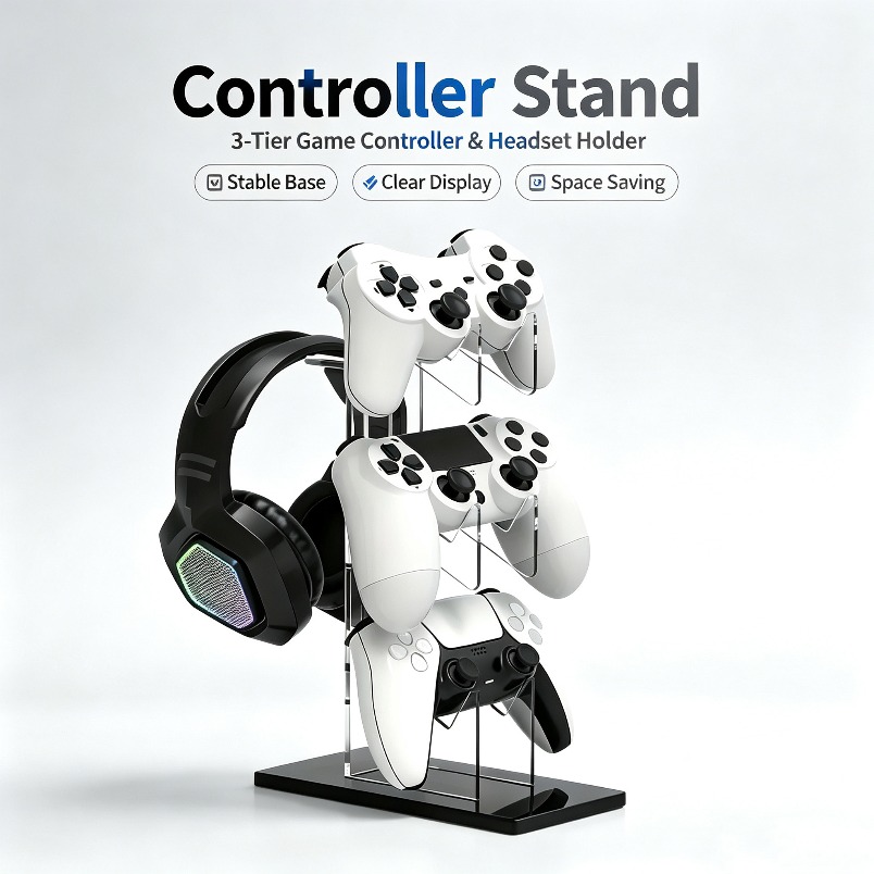 Подставка для контроллеров, 3- – обзор и цена Gaming Console Organizer